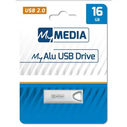 MyMedia Memorie USB MyMedia 69272, 16 GB, USB 2.0, Argintiu