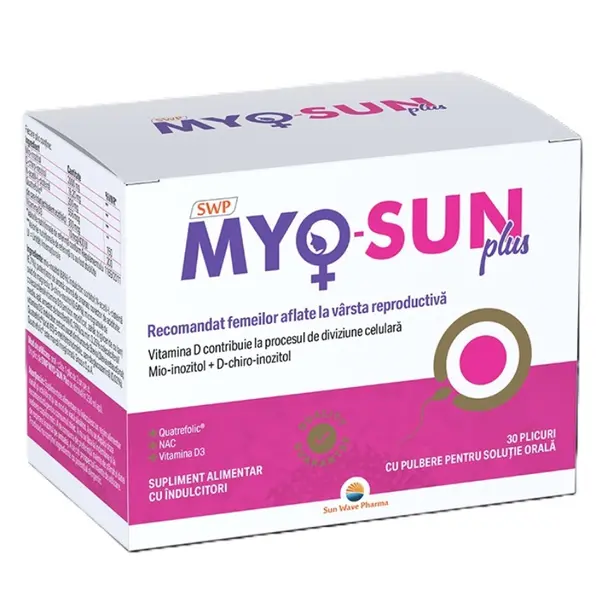 Myo-Sun Plus, Sun Wave Pharma | 30 plicuri