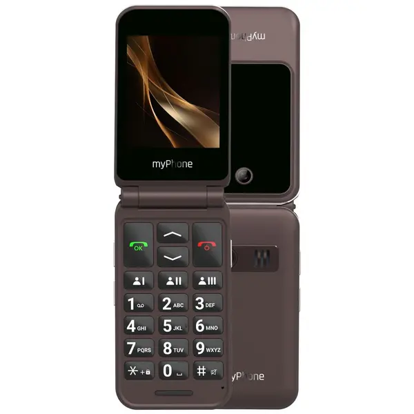 Myphone Telefon mobil MyPhone Harmony LTE Colectia Praline, 2,8 inci, 4G LTE, Unisoc T107, Nano SIM, 48MB RAM, 128 MB, Maro