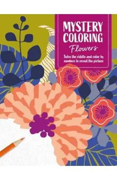 Mystery Coloring Flowers - David & Charles Publishing