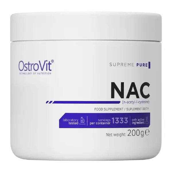 N-Acetil L-Cisteina NAC Natural, 200 g, OstroVit