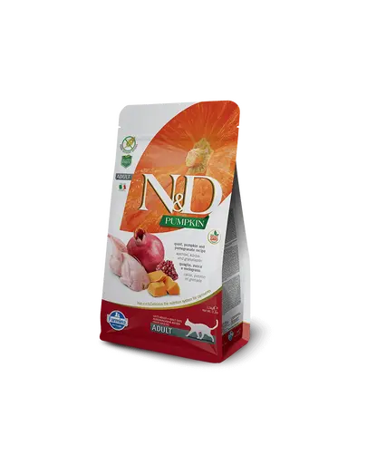 N&D Cat Pumpkin Quail & Pomegranate 300 g Hrana pisica, cu prepelita si rodie