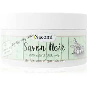 Nacomi Bye-Bye oily skin! săpun negru pentru fata si corp