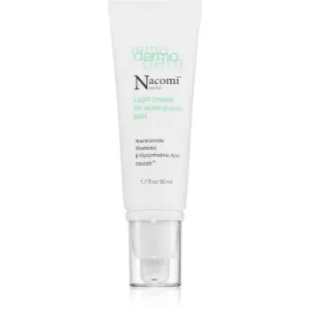 Nacomi Next Level Dermo crema pentru acnee ce reglementeaza producția de sebum
