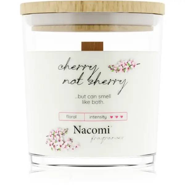 Nacomi Soy Candle Home Fragrances lumânare parfumată cu fitil din lemn 140 g