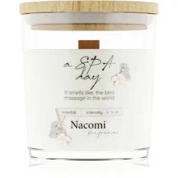 Nacomi Soy Candle Home Fragrances lumânare parfumată cu fitil din lemn