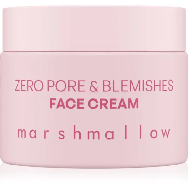 Nacomi Zero Pore & Blemishes cremă pentru față impotriva imperfectiunilor pielii MARSHMALLOW 40 ml