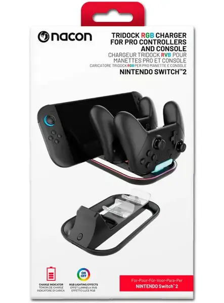 Nacon Tridock Rgb Charger Pro Controllers & Console