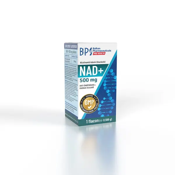 NAD+, Anti-aging, Energie și Sănătate Celulară, 500mg