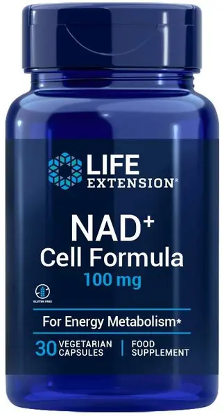 NAD+ Cell Formula, 100 mg, 30 capsule vege, Life Extension