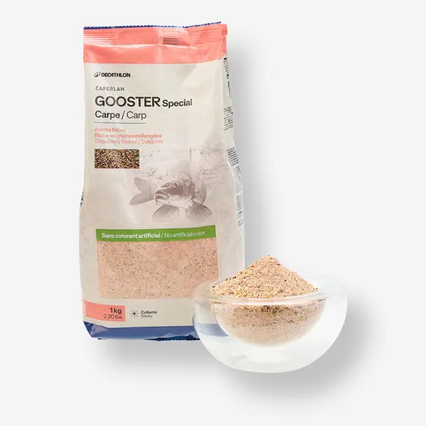 Nadă Pescuit la crap Gooster special 1kg Roșu