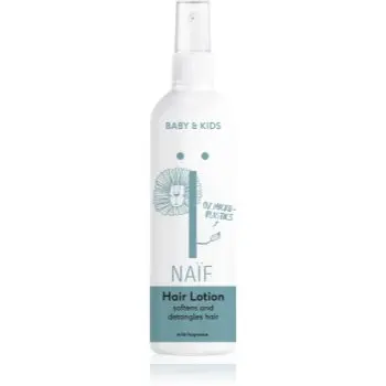 Naif Baby & Kids Hair Lotion balsam hrănitor fără clătire pentru par usor de pieptanat
