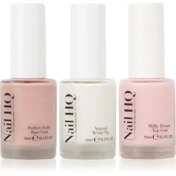 Nail HQ French Manicure Trio Set lac de unghii pentru manichiura frantuzeasca