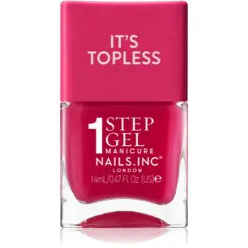 Nails Inc. It’s Topless lac de unghii sub forma de gel pentru un efect de lunga durata
