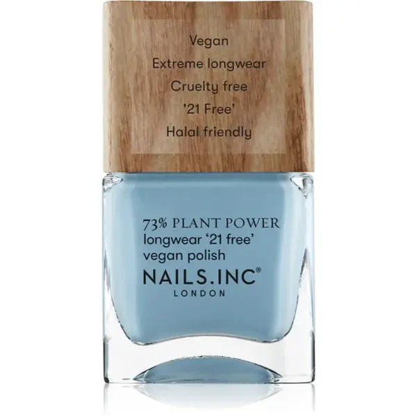 Nails Inc. Plant Power lac de unghii cu rezistenta indelungata culoare Clean To The Core 14 ml