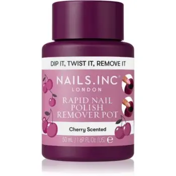 Nails Inc. Rapid Nail Polish Remover Pot Cherry Scented dizolvant pentru oja
