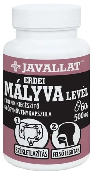 Nalbă de pădure, frunze, 60 capsule, Javallat