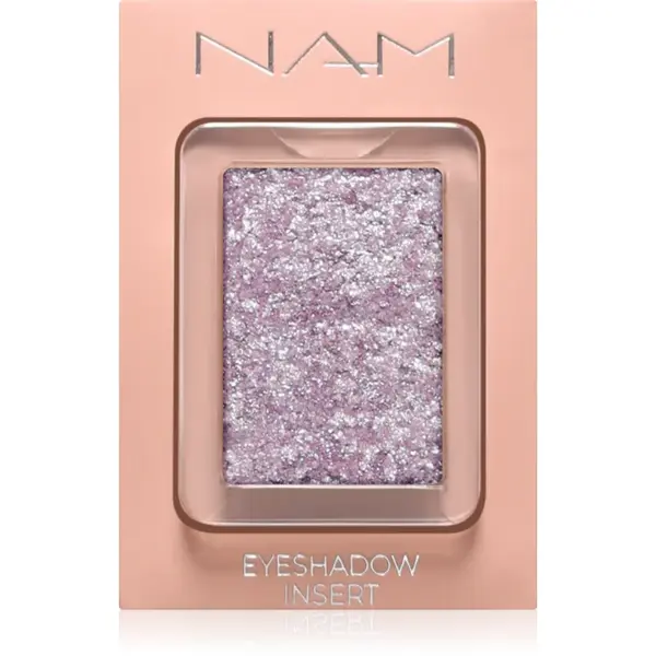 NAM Foil Eyeshadow umbre de pleoape cu sclipici culoare 1 Frosty Silver 2.5 g