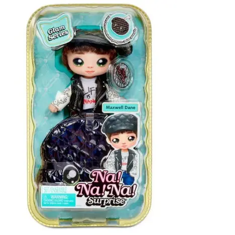 Nanana Set Na Na Na Surprise 2 in 1, Glam S1 Papusa si gentuta, Maxwell Dane