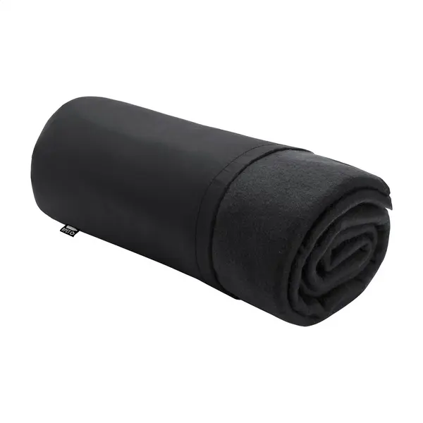 Nanda patura polar din material reciclat - negru