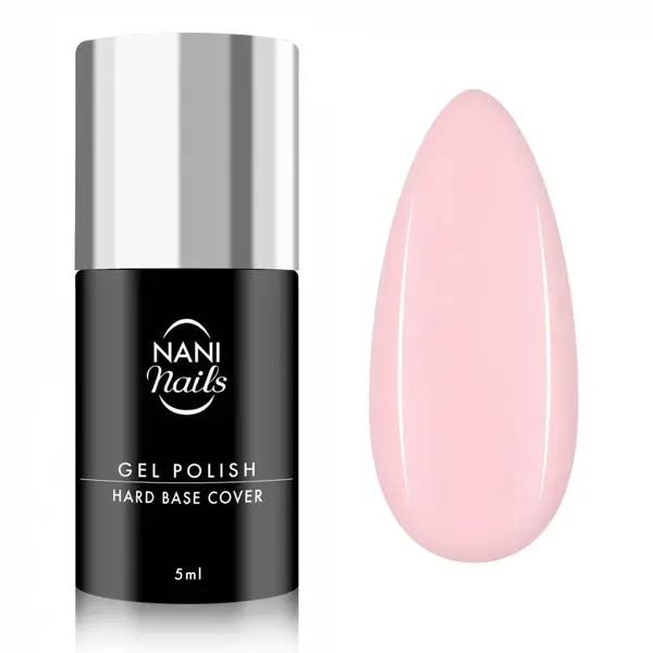 NaniNails NANI Hard Base Cover lac intaritor de baza pentru unghii Mysty Rose 5 ml