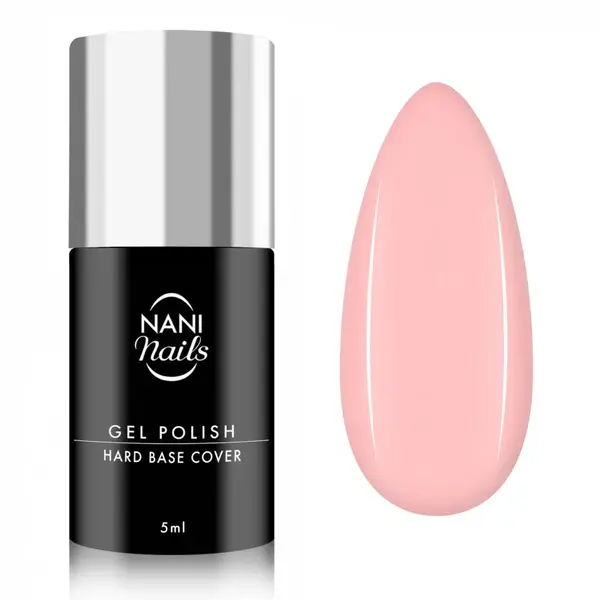 NaniNails NANI Hard Base Cover lac intaritor de baza pentru unghii Peachy Pink 5 ml