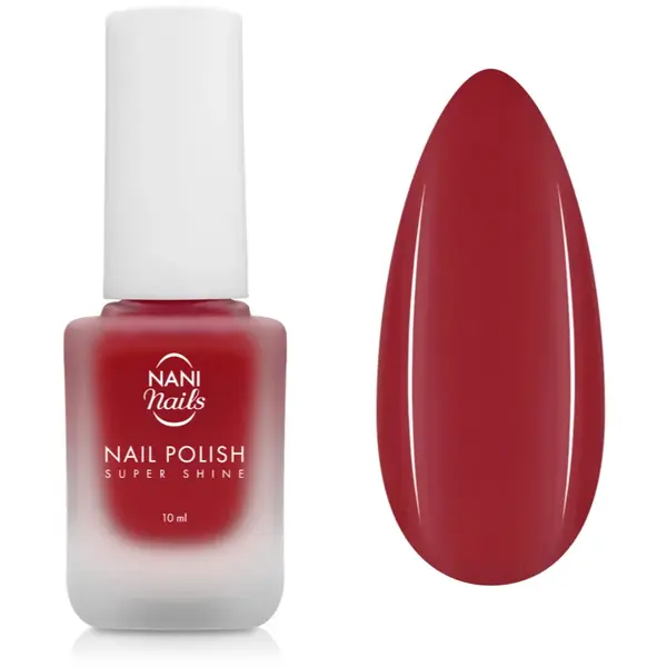 NaniNails NANI Super Shine lac de unghii cu rezistenta indelungata culoare Redcurrant 10 ml