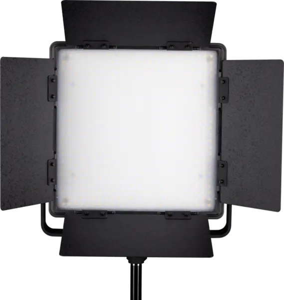 Nanlite 600CSA Panou LED Bi-Color, 36W, 3200K-5600K, 3245 Lux, Montura V-Mount, Barn doors, Racire pasiva