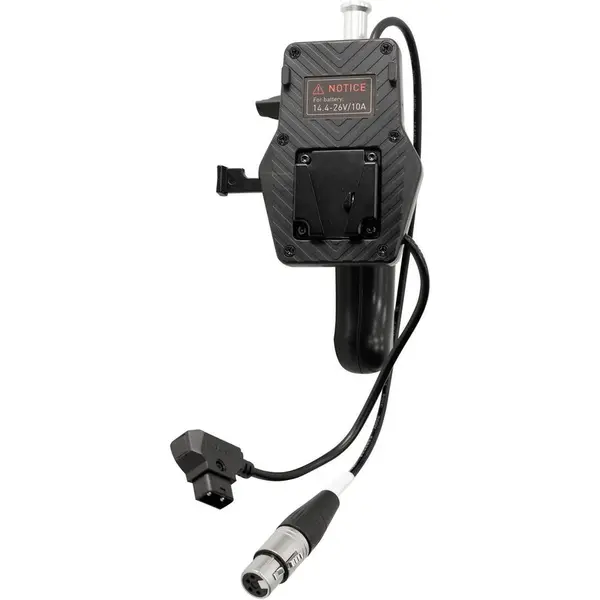 NanLite Adaptor NanLite V-Mount cu grip si cablu 4-Pin XLR D-Tap pentru Forza 150 LED Monolight