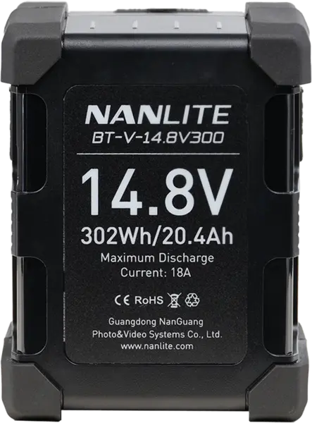 Nanlite battery V-mount 14.8V 300WH