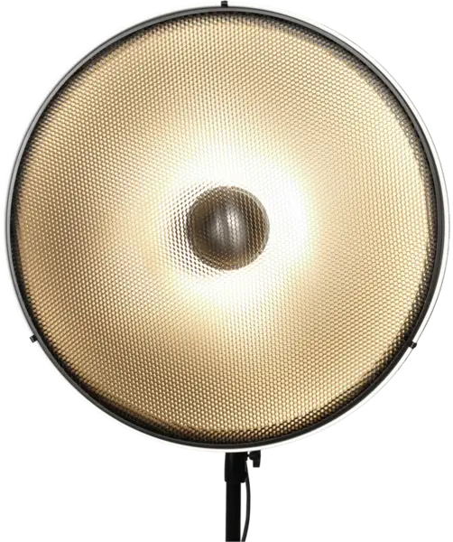 Nanlite BM70 Beauty Dish Reflector, Bowens Mount, 70 cm, Grid 25°, Interior Orange Peel