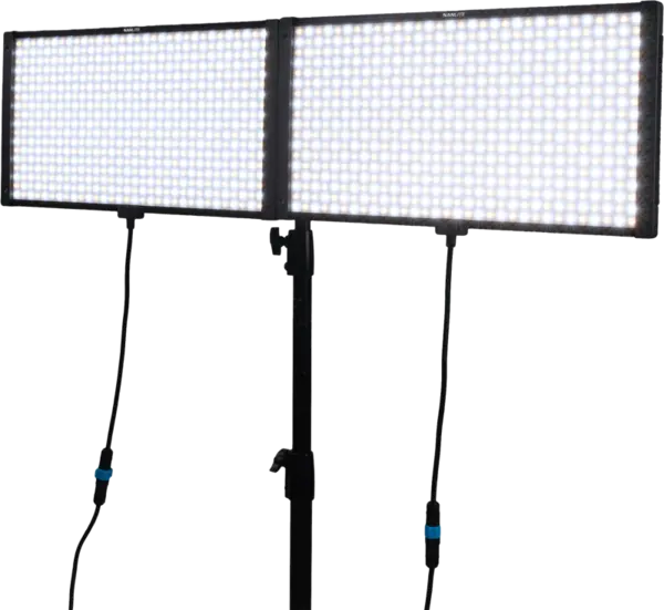 Nanlite Dual-Panel Coupler Kit with Softbox for Pavoslim 120B/120C, Panou LED lumina continua