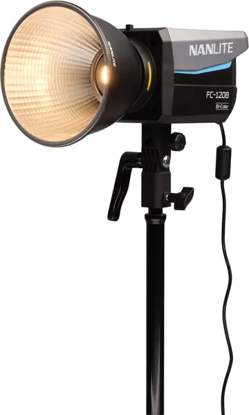 Nanlite FC-120B Lampa LED Bi-Color, Putere 120W, CCT 2700K-6500K, 17450 Lux, CRI 96, Alimentare AC/V-Mount, Bluetooth si DMX
