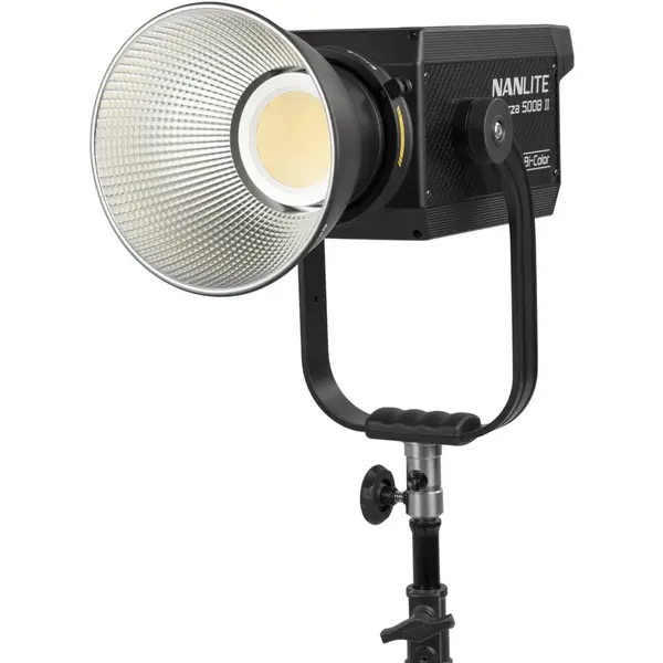 Nanlite Forza 500B II Kit 2 Lampi LED Bi-Color, Putere 580W, CCT 2700K-6500K, Ajustare G/M, Control Unit si Trolley Case