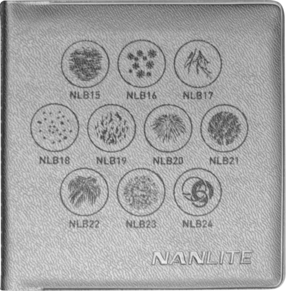 Nanlite GOBO Set 2 for PJ-BM, set forme GOBO
