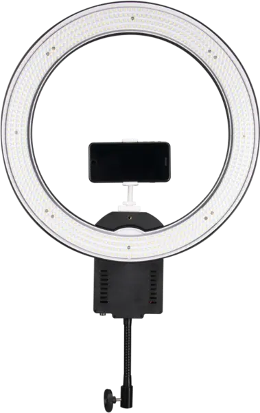 Nanlite Halo19 LED Ring Light, luminozitate reglabila, Lumina continua