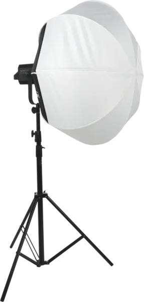 Nanlite LT-80 Lantern Softbox 80 cm, Iluminare Omnidirectionala 270 Grade, Montura Bowens, Include Skirt Set, Alb