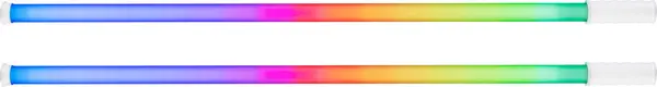 Nanlite PavoTube T8-7X Kit 2 Tub LED RGBWW, 100 cm, Pixel Control, 2700K-7500K, G/M Adjust, Baterie integrata, Aplicatie NANLINK
