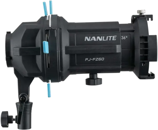 Nanlite Proiector cu montura FM mount unghi 36° cu lupa
