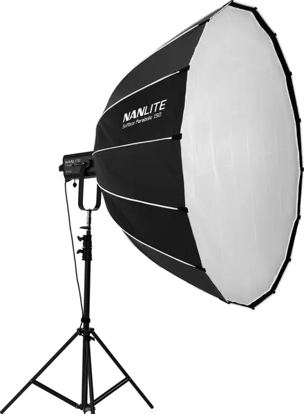 Nanlite SB-PR-150-Q Softbox Parabolic 150 cm, Quick Release, Montura Bowens, 16 Tije, Hexadecagon, Portret si Comercial