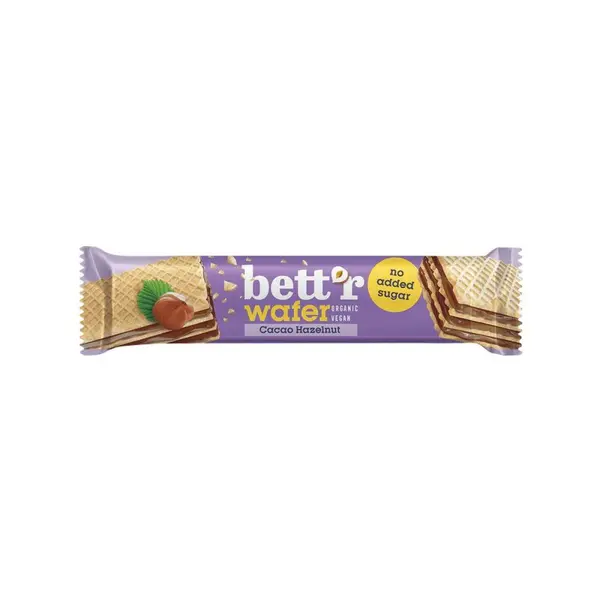 Napolitana cu crema de alune de padure si cacao indulcita cu eritritol bio 30g Bettr