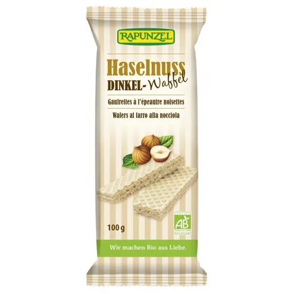 Napolitane cu crema de alune, eco - 100 g