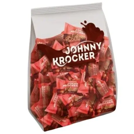 Napolitane cu Crema de Ciocolata Roshen Johnny krocker, 1000g Engros