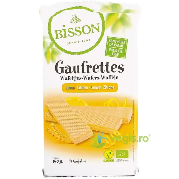 Napolitane cu Lamaie Ecologice/Bio 190g
