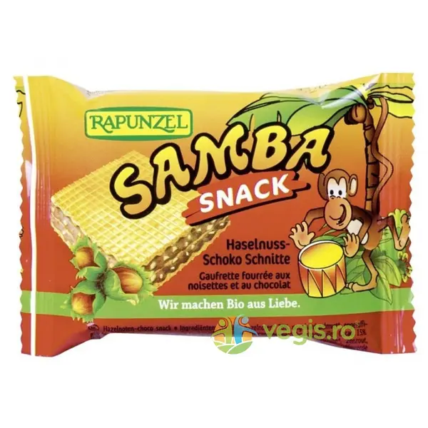 Napolitane Samba Snack Ecologice/Bio 25g