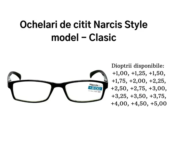Narcis style ochelari de citit clasici 2023 1,00+ X 1 buc . Pansiprod