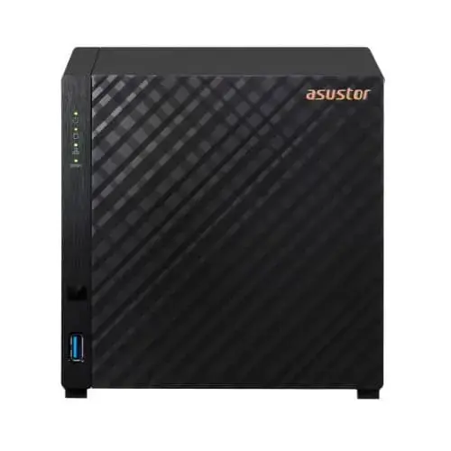 NAS Asustor AS1204T, 4x HDD/SSD, 1GB DDR4, 2.5GbE, 3x USB 3.2 (Negru)