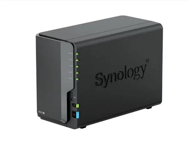 NAS Synology DS225+, 2GB, 2 porturi LAN, 2 porturi USB 3.2
