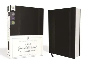 Nasb, Journal the Word Reference Bible, Hardcover, Black, Elastic Closure, Red Letter Edition, 1995 Text, Comfort Print: Let Scripture Explain Scriptu/***