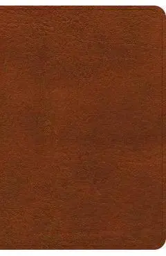 NASB Large Print Compact Reference Bible, Burnt Sienna Leathertouch - Holman Bible Publishers